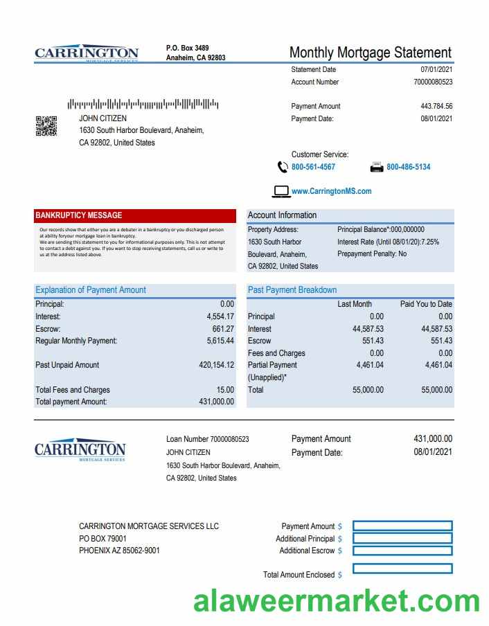 USA Carrington Mortgage Services excel pdf